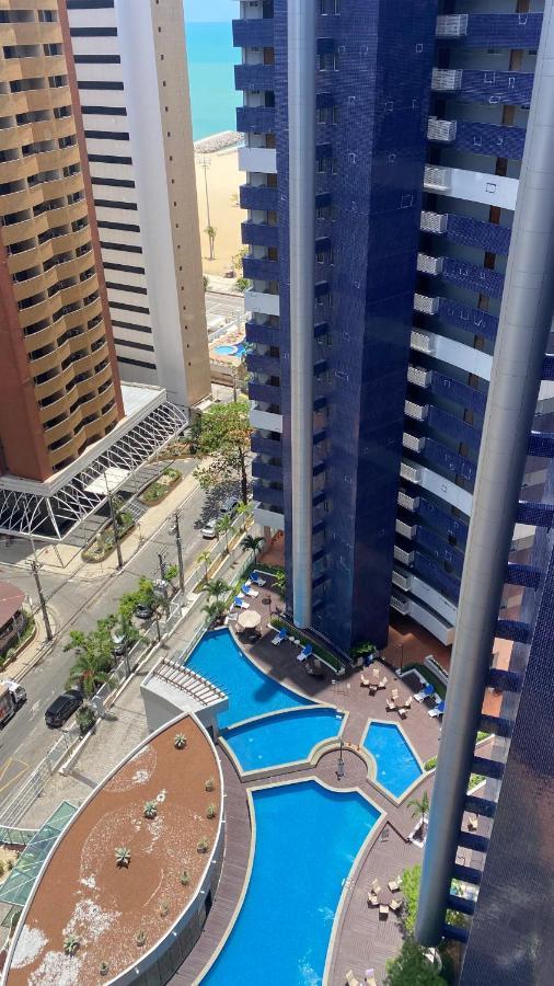 Apartamento Beira Mar Fortaleza Beach Class Bagian luar foto