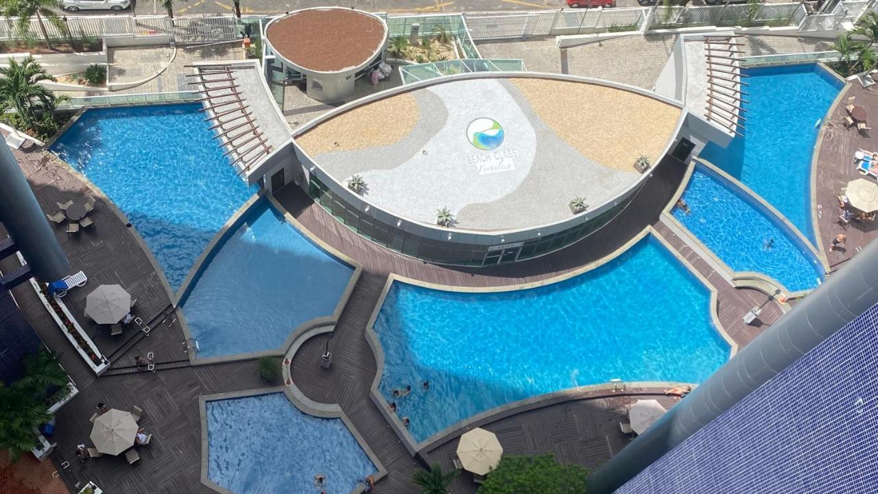 Apartamento Beira Mar Fortaleza Beach Class Bagian luar foto