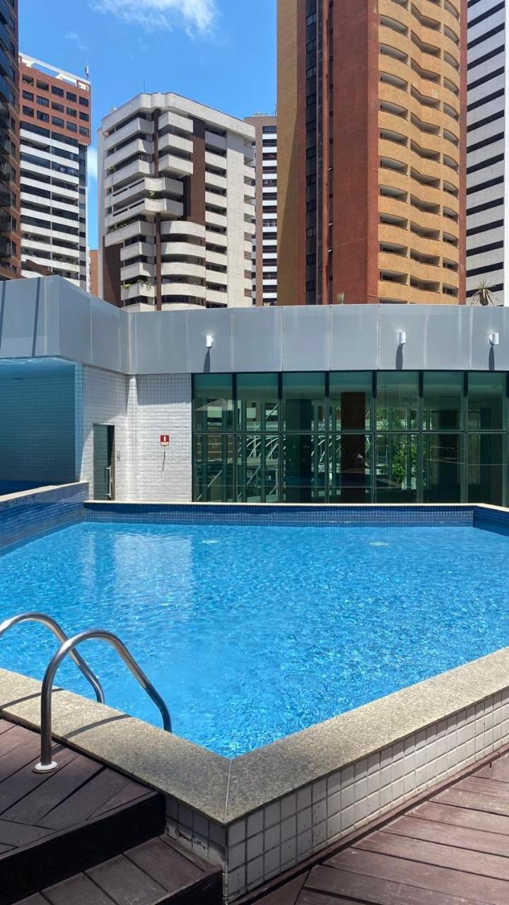 Apartamento Beira Mar Fortaleza Beach Class Bagian luar foto
