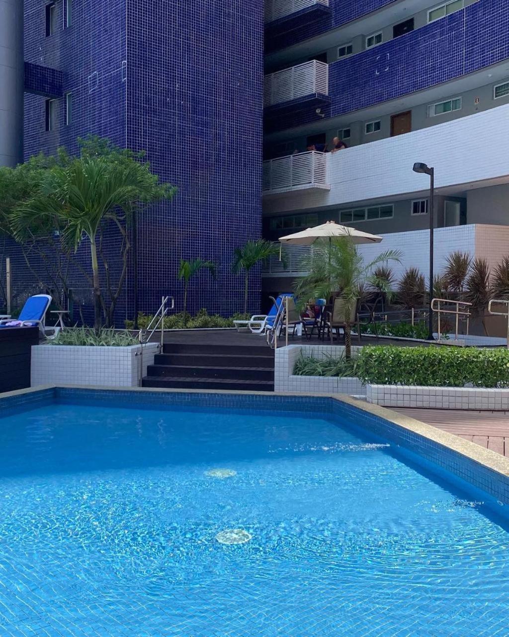 Apartamento Beira Mar Fortaleza Beach Class Bagian luar foto
