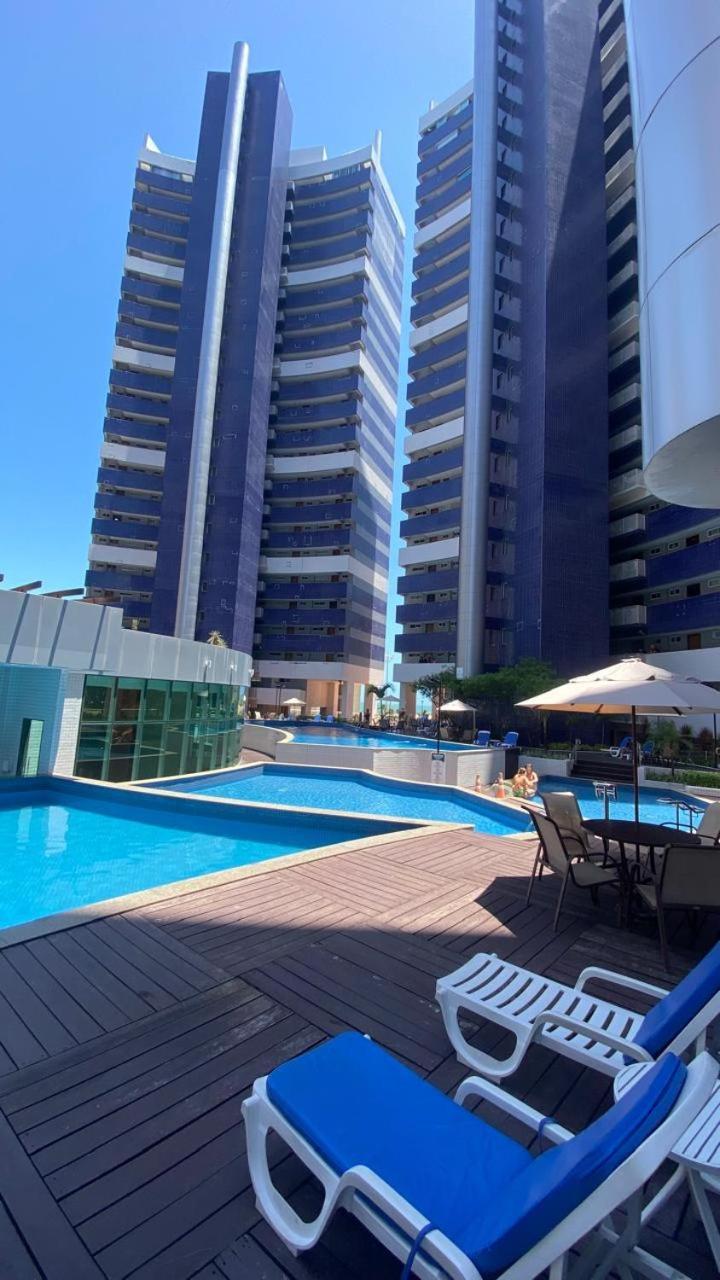 Apartamento Beira Mar Fortaleza Beach Class Bagian luar foto