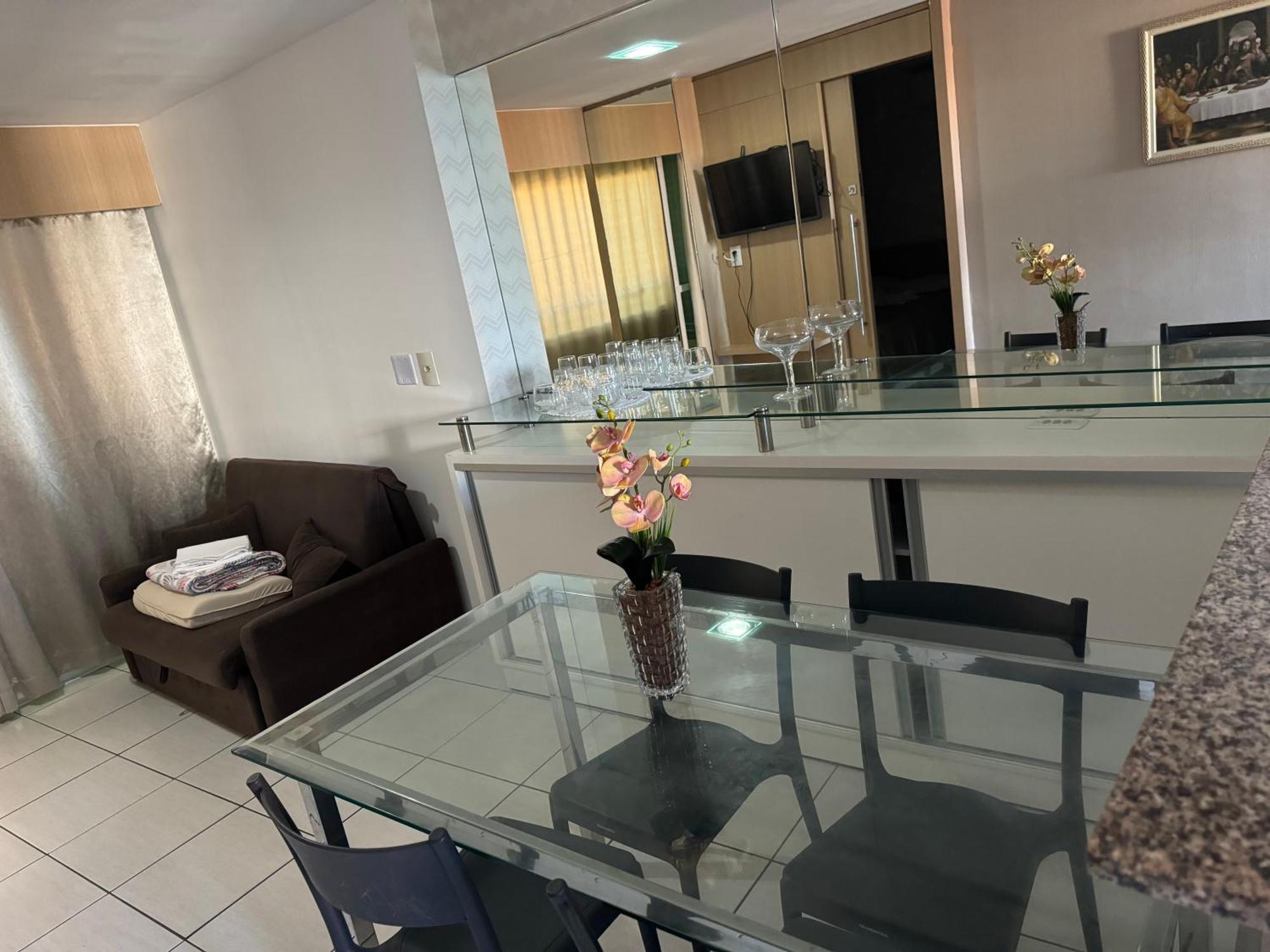 Apartamento Beira Mar Fortaleza Beach Class Bagian luar foto